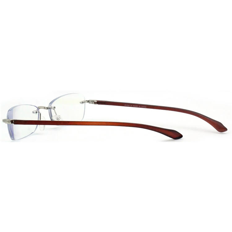 Dachuan Optical DRM368009 China Supplier Rimless Metal Reading Glasses With Metal Hinge (9)